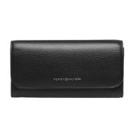Portefeuille Noir Femme Tommy Hilfiger Flag pas cher