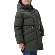 Chaqueta acolchada caqui de niña Name it Long barato