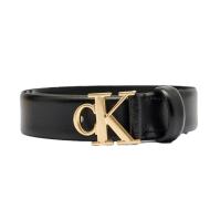 Schwarzer Gürtel Frau Calvin Klein Jeans Buckle günstig