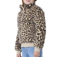 Chaqueta de piel sintética con estampado de leopardo para niña NAME IT Mila barato