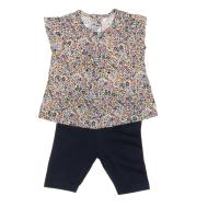 Conjunto EOM Echoupa azul marino/blanco niña barato