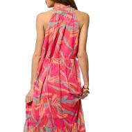 Langes Kleid Rosa Frau Kaporal Vadez Ansicht 2