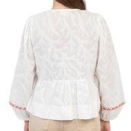 Blouse Blanche Femme Beige An'ge Anna vue 2