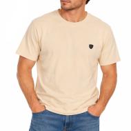 Beiges Herren-T-Shirt „Redskins“ mit Ärmeln