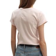 Camiseta de mujer rosa pálido Pepe jeans PL506037 ver 2