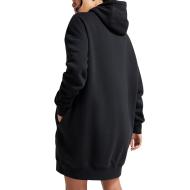 Sweatshirtkleid Schwarz Damen Converse Longline Ansicht 2