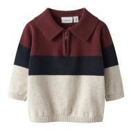 Pullover Beige/Marine/Bordeaux Jungen Name it Knit günstig