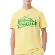 T-shirt Jaune Homme Lacoste TH0284