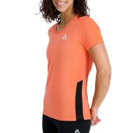 T-Shirt de Training Orange Femme Le Coq Sportif N°1 Training pas cher