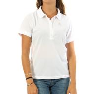 Women's white polo shirt Odlo Georgia affordable