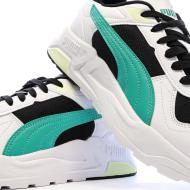 Schwarze/weiße/türkisfarbene Puma-Sneaker für Herren: Puma Trinity 2 Ansicht 7