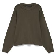 Pull Kaki Femme Vero Moda Gold Lux