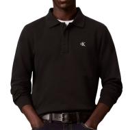 Schwarzes Herren-Polohemd von Calvin Klein Jeans Monog
