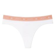 Lacoste Tanga Blanco/Rosa Mujer Más barato