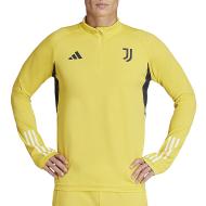 Juventus Sweat 1/4 zip training Yellow Man Adidas 23/24 affordable