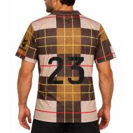 Camisetas de fútbol beige/marrón para hombre Puma Marscup Campaña Leveque ver 2
