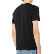 T-shirt Noir Homme Diesel Diegor81E vue 2