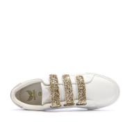 Kaporal Tippyk Women’s White/Gold Trainers Photo of the Espace des Marques %store% store - view of %key%