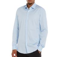 Camisa azul para hombre Calvin Klein Jeans Poplin Stretch Regul barato