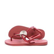 Chanclas rojas para mujer Havaianas Twist Metal Pau Brasil barato