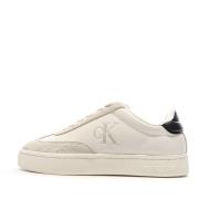 Baskets Blanches/Noires Femme Calvin Klein Jeans Classic Cupsole pas cher