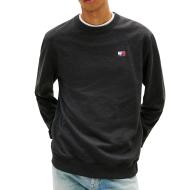 Tommy Hilfiger Men’s Black Sweatshirt with Badges