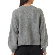 Weste Grau Frau YAS Knit Ansicht 2