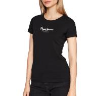 Camiseta negra de mujer Pepe Jeans New Virginia