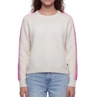 Women’s White/Pink Teddy Smith Nana Jumper affordable