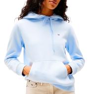 Hellblaues Damen-Kapuzensweatshirt Tommy Hilfiger Flag1