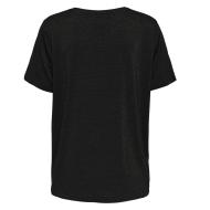 Camiseta negra Only Harlyy para mujer ver 2
