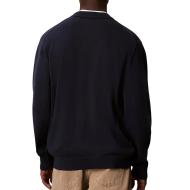 Pull Marine Homme Calvin Klein Jeans Crwn vue 2