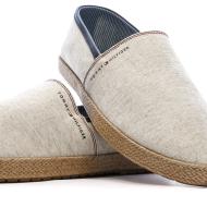 Espadrillas beige para hombre de Tommy Hilfiger en chambray ver 7