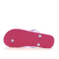 Neonrosa Damen-Flip-Flops „Longboard Lilas“ Ansicht 2