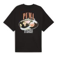 Puma Hoop Herren T-Shirt Schwarz Ansicht 2
