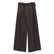 Pantalon fluide Marron Satiné Femme Vero Moda Charm vue 3
