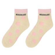 Chaussettes Rose/Jaune Femme Stella Green Boudeuse pas cher