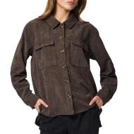 Brown Women’s Pieces Corduroy Overshirt