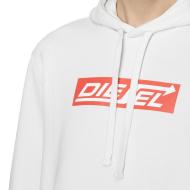 Sudadera Diesel Ginn Blanca, Hombre ver 3