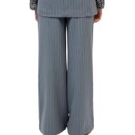 Pantalon Gris Femme An'ge Lea vue 2
