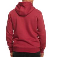 Rotes Sweatshirt für Herren von Quiksilver mit großem Logo auf der Kapuze Ansicht 2