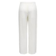 JDY Turbo Pantalones fluidos blancos para mujer ver 2
