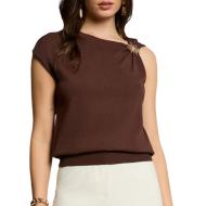 Top marrón para mujer Morgan MCHOCO barato