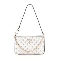 Sac à Bandoulière Beige Femme Guess Wave pas cher