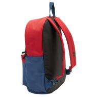 Mochila azul marino/roja para niño de Quiksilver con el logotipo «The Poster» ver 2