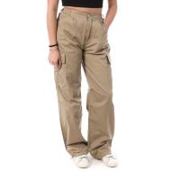 Monday Premium Pantalones Cargo Marrón Mujer 3178