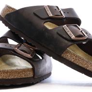 Sandalias Piel Marrón Hombre Birkenstock Arizona ver 7