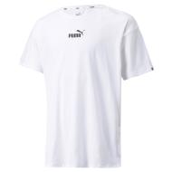 Weißes Puma Power Elongated T-Shirt für Jungen günstig
