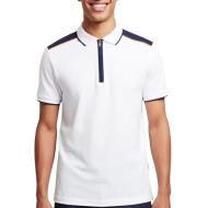Polo Blanc Homme Lee Cooper GLC2046 pas cher