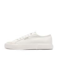 Zapatillas blancas de hombre Calvin Klein Jeans con cordones barato